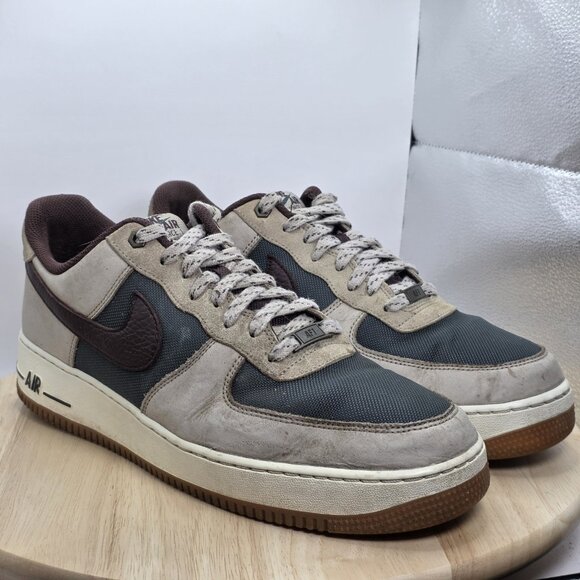 Nike Air Force 1 Low FQ8823-236 Cream Vintage Green Size 12 Men’s Retro Shoes - Picture 5 of 14